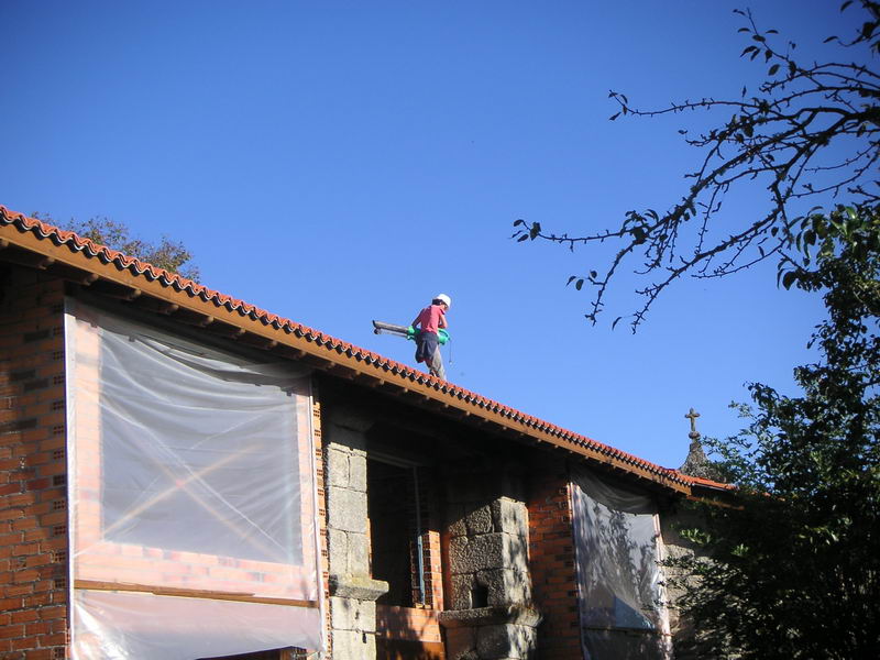 Trabajado en el techo