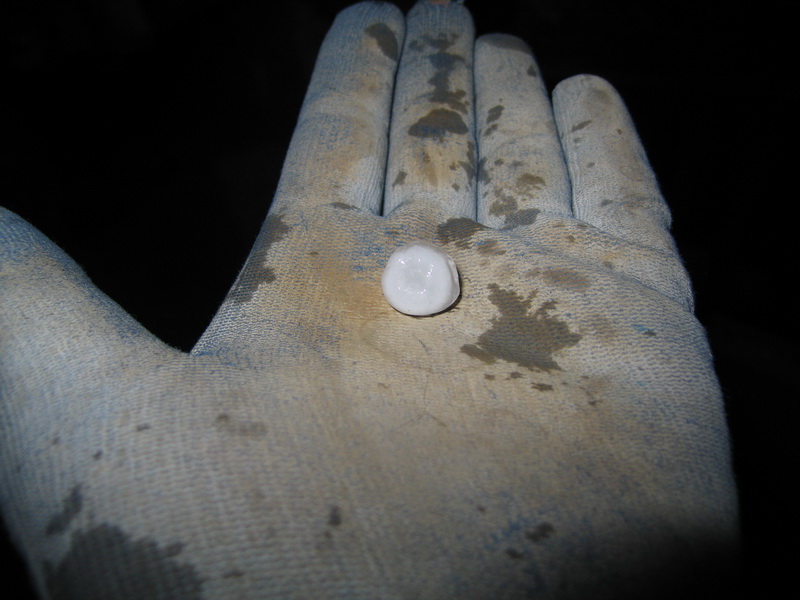 Aunque granizos más pequeños también nos valdrían.