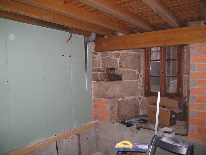 pared cubierto ya: