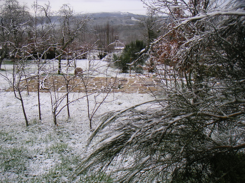 Nieve en el pazo